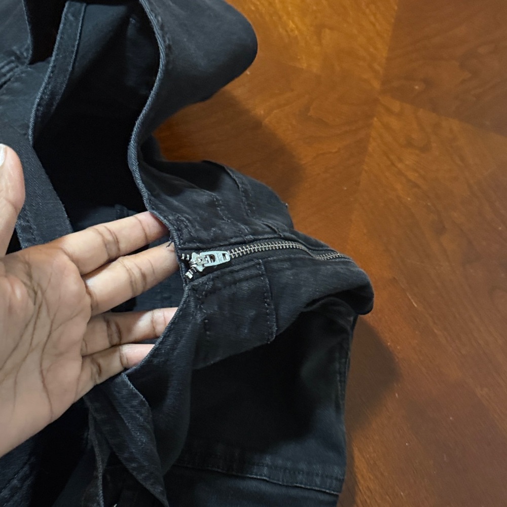 J. Crew Women's Black Denim Overalls - Picture 9 of 12